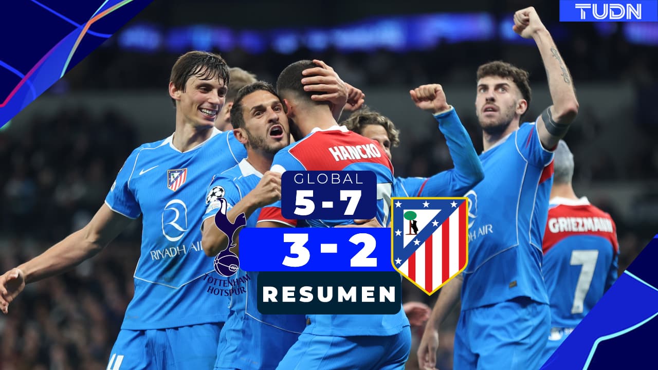 Atlético no se deja sorprender por Tottenham y avanza a Cuartos