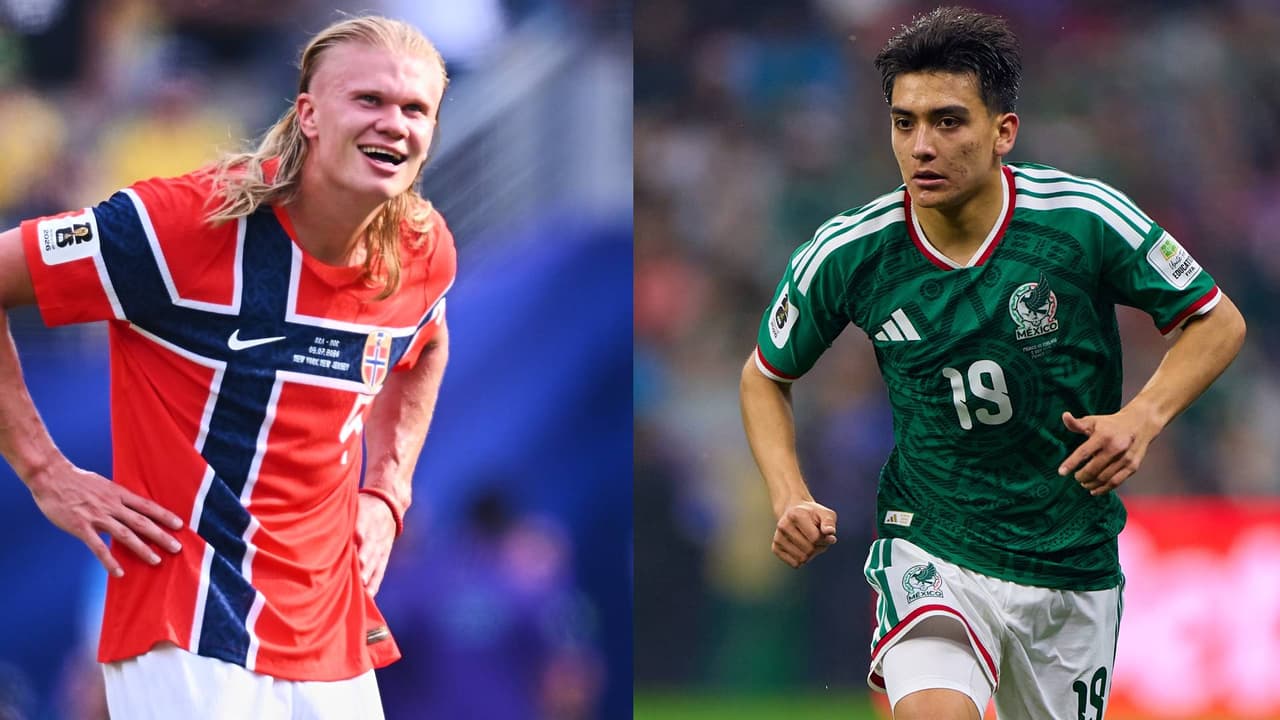 El gesto de Erling Haaland para Gilberto Mora durante participación de Noruega en el Mundial