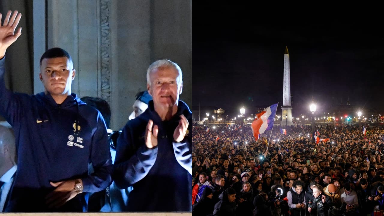 Mbappé no se consuela ni con multitudinaria recepción a Francia en Paris