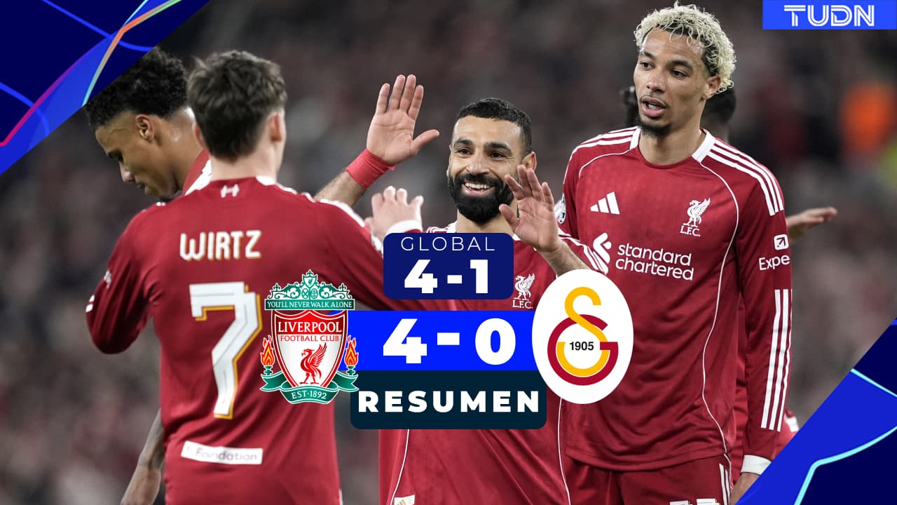 Liverpool despedaza al Galatasaray y avanza a Cuartos de Champions