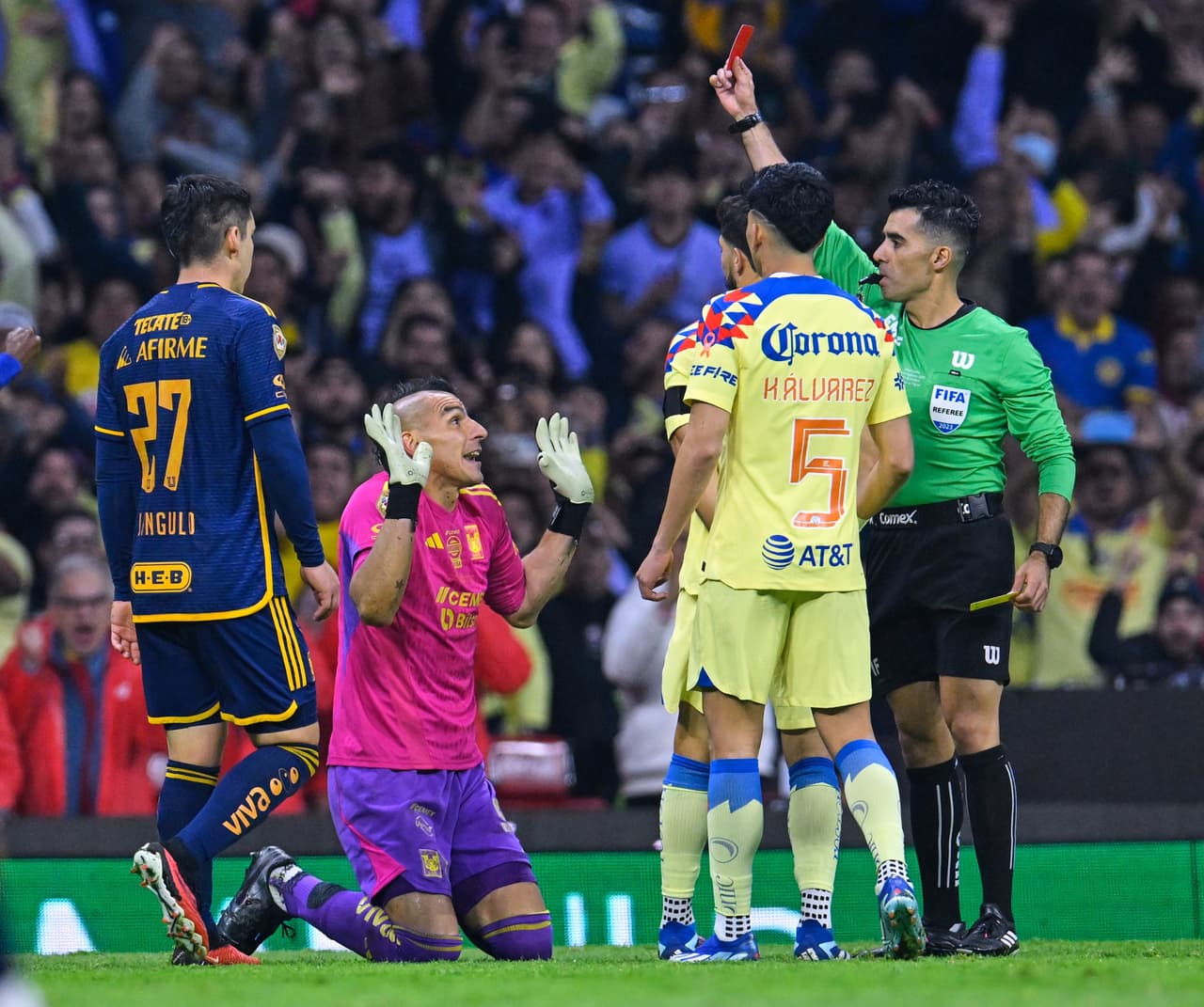 América vs. Tigres | Final Apertura 2023 | Marcador global de 4-1 a favor de las Águilas.