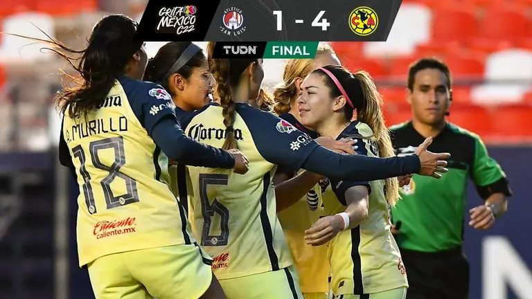 Atl Tico De San Luis Am Rica Liga Mx Femenil C Goles Resultado