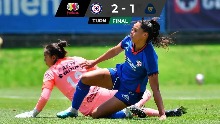 Cruz Azul 2 1 Pumas Liga MX Femenil Apertura 2023 Resultado Goles Y