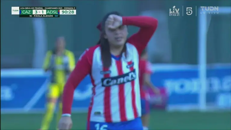 Impresionante Paola Alemán anota un golazo ante Cruz Azul TUDN Liga