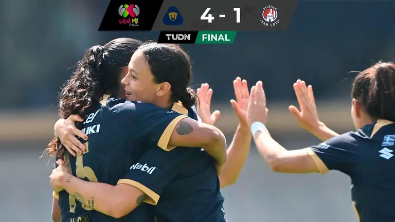 Liga Mx Femenil Pumas Vence Al San Luis Con Golazos Y Sue An Con