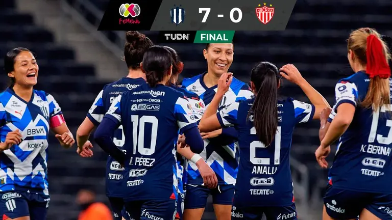 Rayadas Vence Con Goleada A Necaxa En La Jornada 3 De La Liga MX