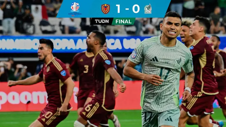 Venezuela venció 1 0 a México en partido corespondiente a la Copa