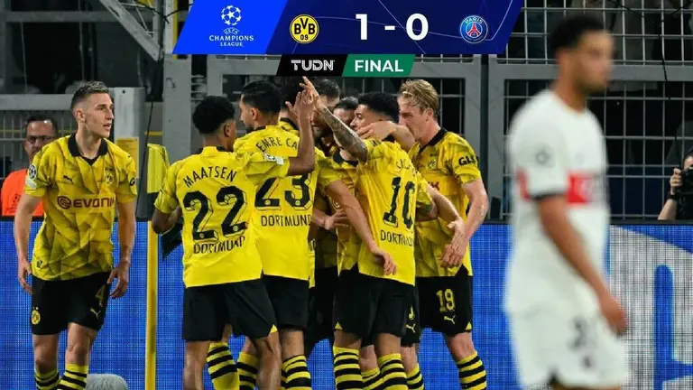 Dortmund supera por la mínima al PSG en la ida de Semis de Champions