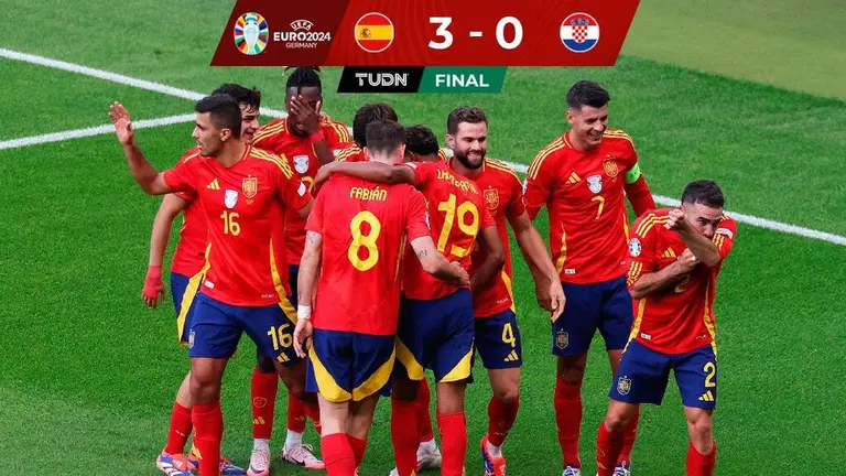 España vs Croacia Fase de Grupos Eurocopa 2024 resultado goles y