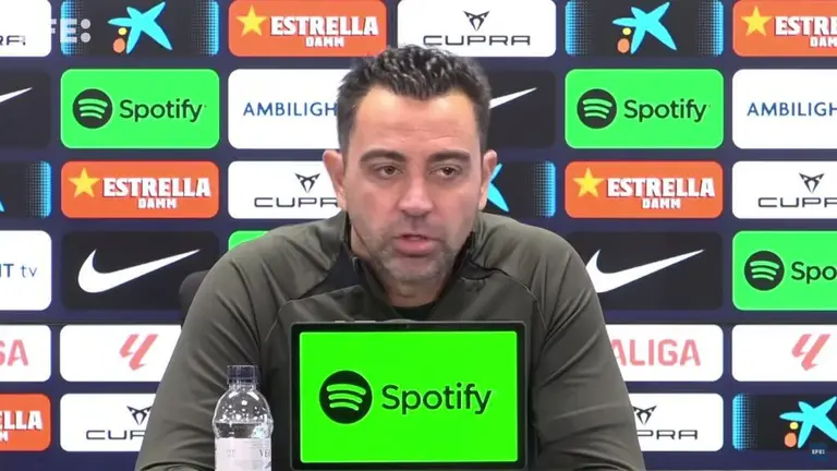 Xavi Hernández afirma que el Barcelona no está en crisis pero sí en un