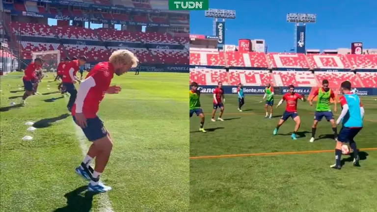 Chivas entrena en estadio del San Luis antes de viajar a Canadá TUDN