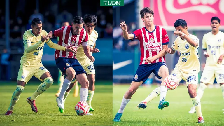 Clásico Nacional Chivas le iguala 2 2 al América en la Sub 20 y lo