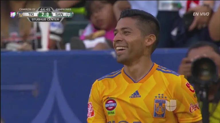 Gol De Vestidor Tigres Pone El Segundo Antes Del Descanso Sobre