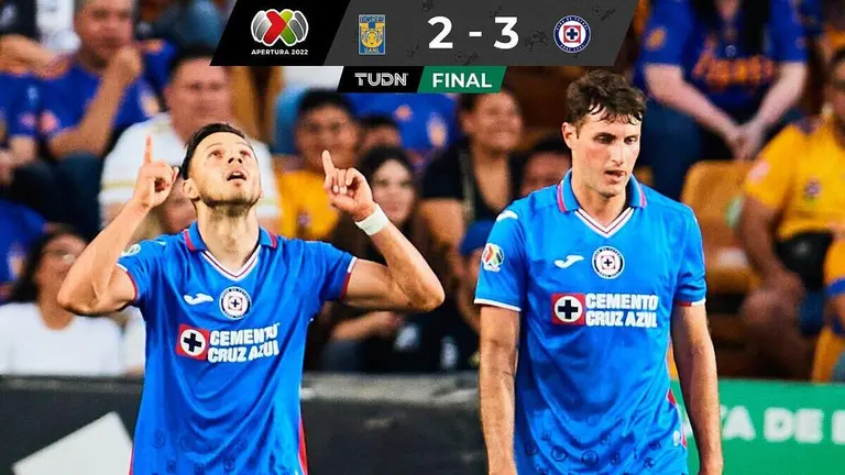 Resumen Pese a errores Cruz Azul vence 2 3 a Tigres en el Volcán