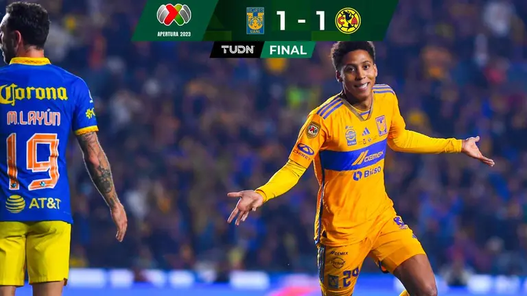 Tigres Empat Con Am Rica En La Final De Ida Del Apertura