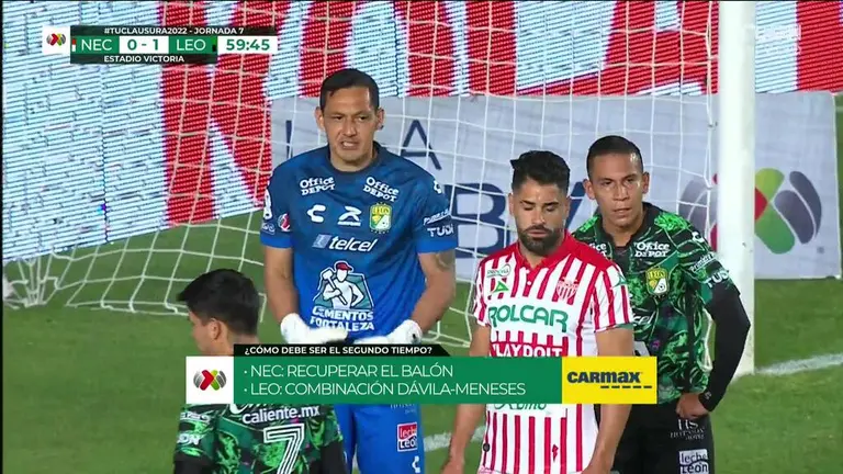 TIRO ATAJADO disparo por Fernando González TUDN Liga MX TUDN