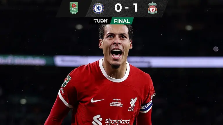 Liverpool se proclama campeón de la Carabao Cup tras vencer a Chelsea