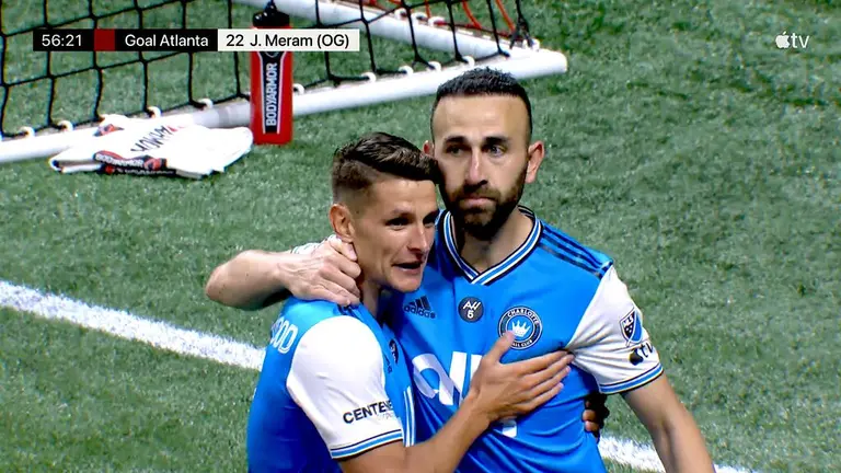 Jugadón golazo y doblete Justin Meram marca el tercero y Charlotte