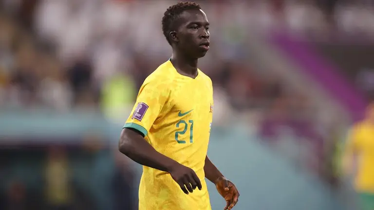 Australiano Garang Kuol igualó récord de Pelé en Copas del Mundo TUDN