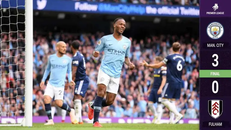 Manchester City golea al Fulham y llega a la Champions con el ánimo por