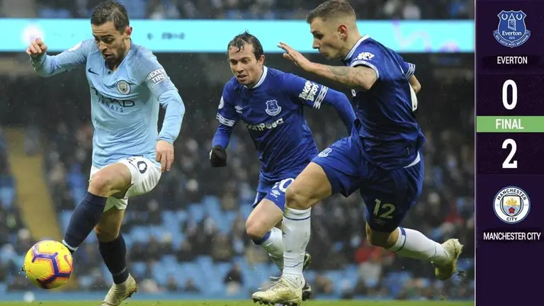 Manchester City Recupera El Liderato Tras Vencer Al Everton Tudn