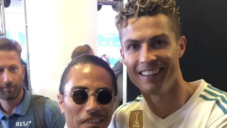 Salt Bae Figur En El Festejo Del Real Madrid Tudn Uefa Champions