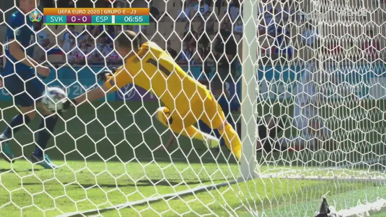 Martin Dubravka Se Avienta Doble Atajada Y Apaga A Espa A Tudn Uefa