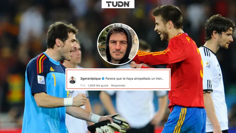 Video Gerard Piqué trollea a Iker Casillas por su aspecto físico