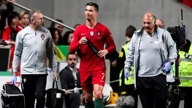 Ya salió el parte médico sobre la lesión de Cristiano Ronaldo TUDN