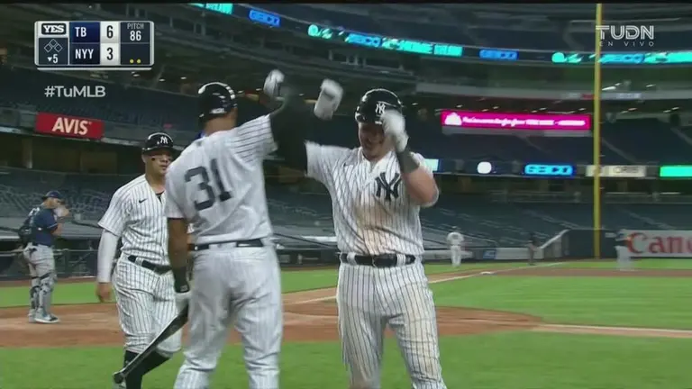 Ca Onazo Y Adi S Luke Voit Mete Al Juego A Los Yankees Tudn Mlb Tudn