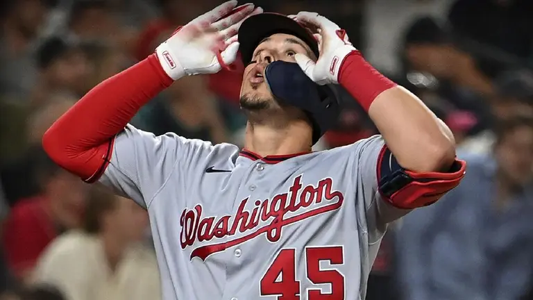 Mexicano Joey Meneses Peg Su Sexto Home Run Con Nationals En La Mlb