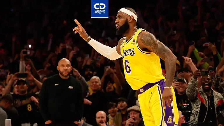 Canasta Con La Que Lebron James Bati El R Cord De Puntos En La Nba