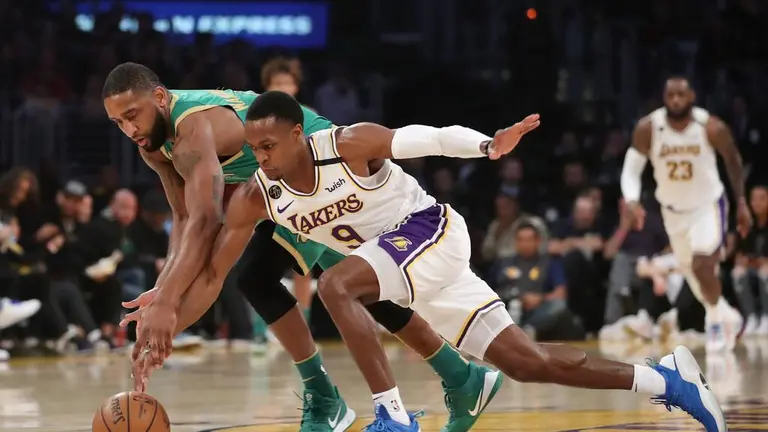 Malas Noticias Para Lakers Se Lesiona Su Armador Rajon Rondo Tudn