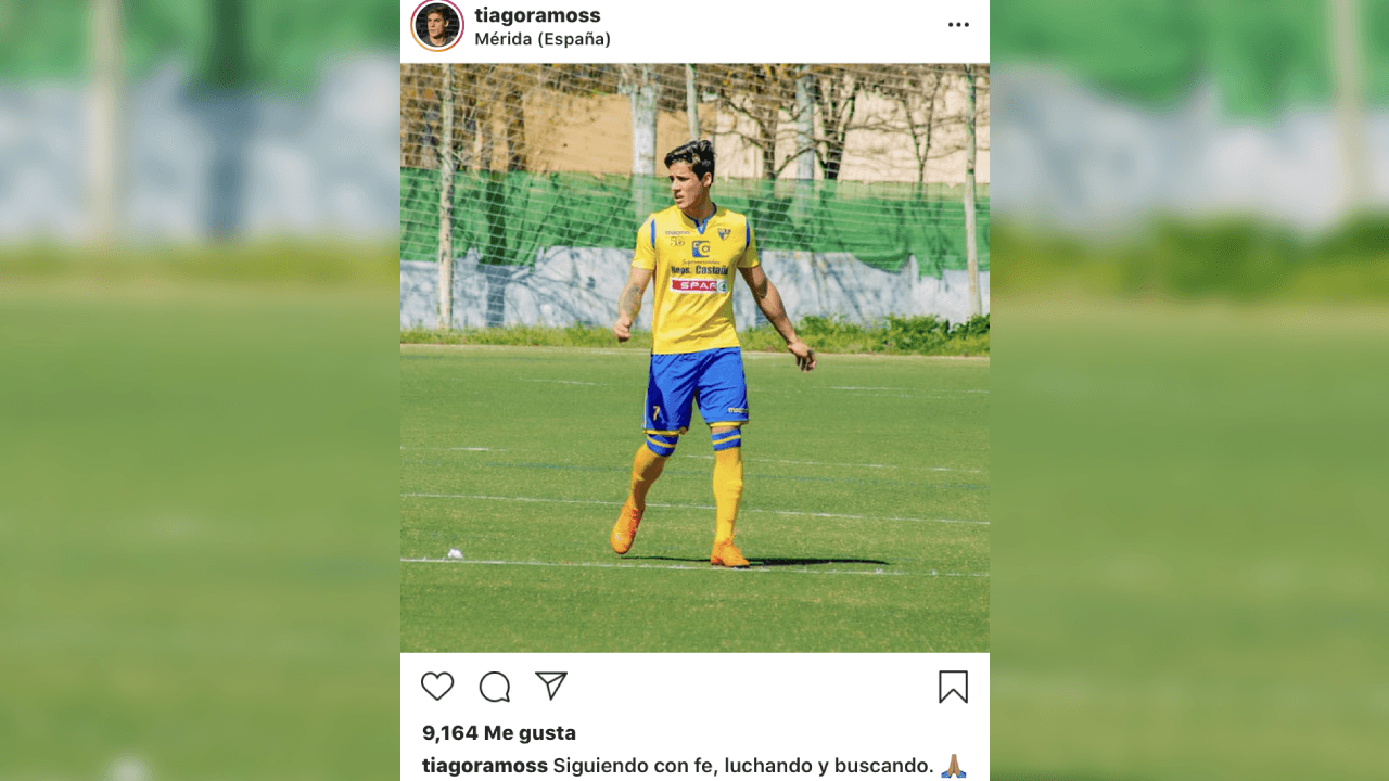 El joven, como futbolista, llegó a portar la camiseta de Ferroviario de Fortaleza, siendo uno de los clubes más fuertes del distrito de Ceará perteneciente a la División C de Brasil.