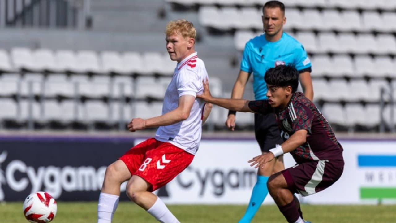 México empata con Dinamarca en su partido debut en el Torneo Maurice Revello