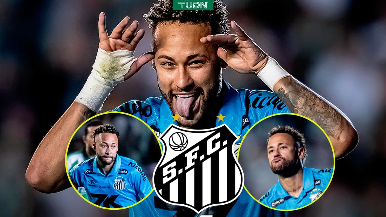 Neymar marca Hat-Trick y Santos sale de la zona de descenso del Brasileirao