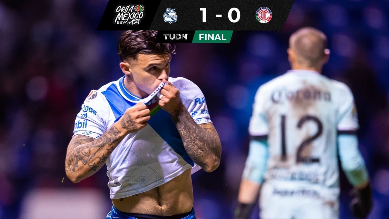 Con riguroso penal, Puebla derrota a Toluca y aprieta el Repechaje