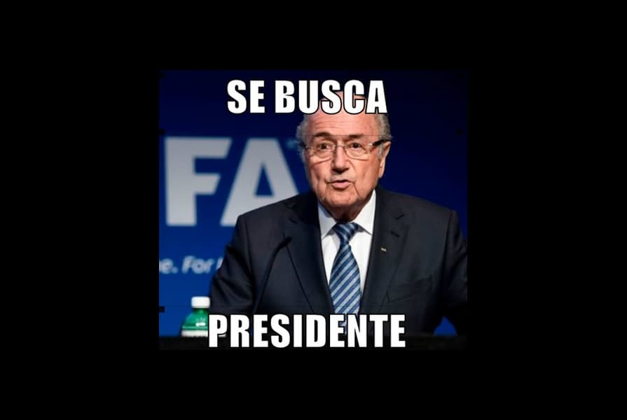 Los memes de la salida de Blatter de la FIFA