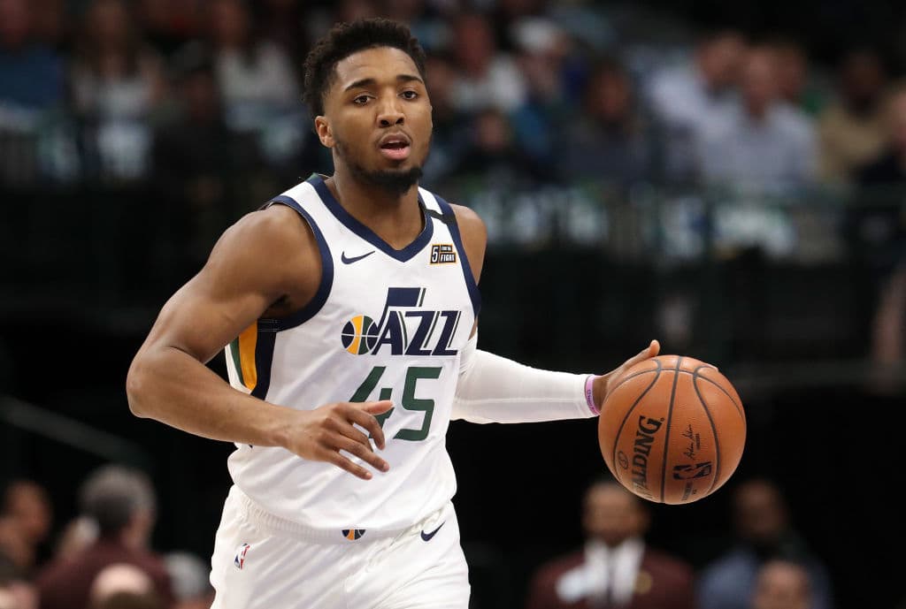 Donovan Mitchell, jugador de basketball de Utah Jazz.