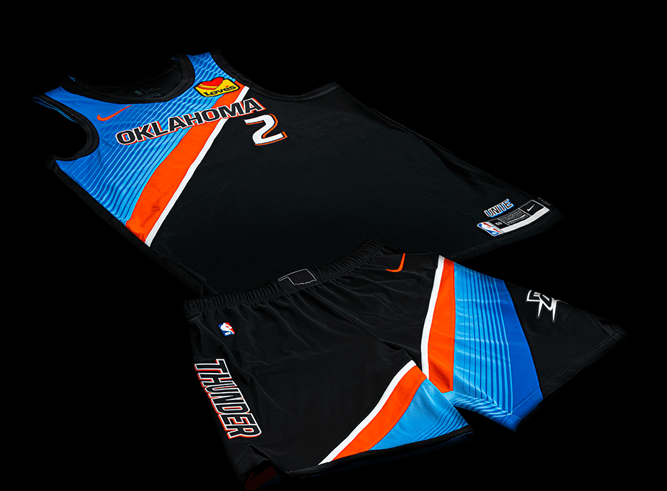 Oklahoma City Thunder | Estas son las nuevas camisetas de la NBA para la 2020-21.