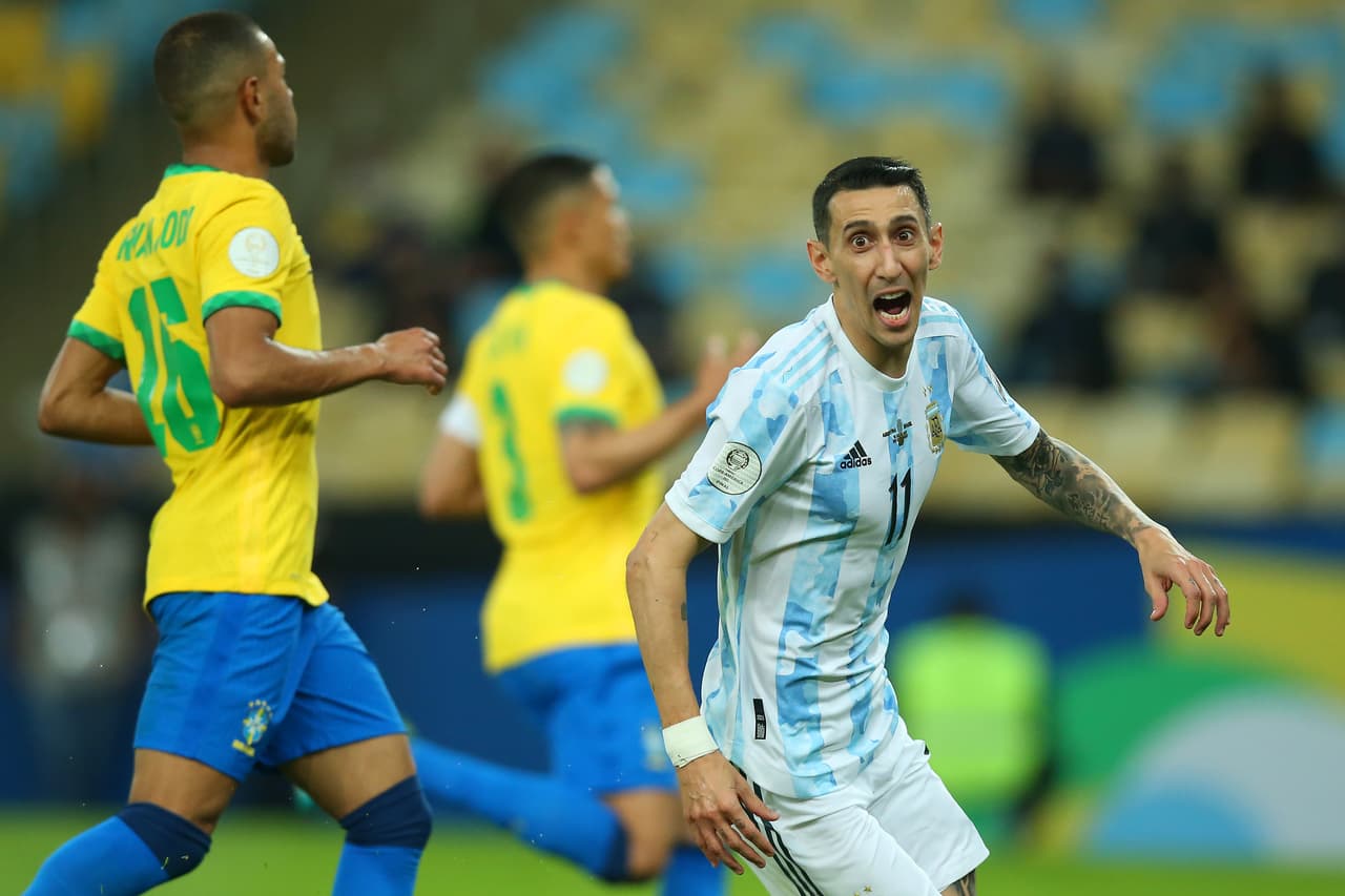 Con un gol de Ángel Di María el equipo argentino se impuso a Brasil con lo que se convirtió en campeón de la Copa América.