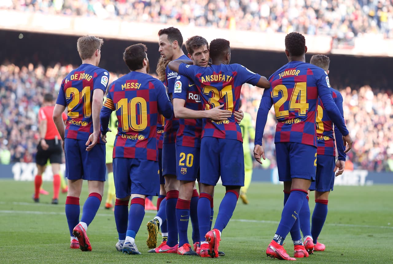 Sergi Roberto hizo el segundo para Barcelona al 39’ con asistencia de Junior.