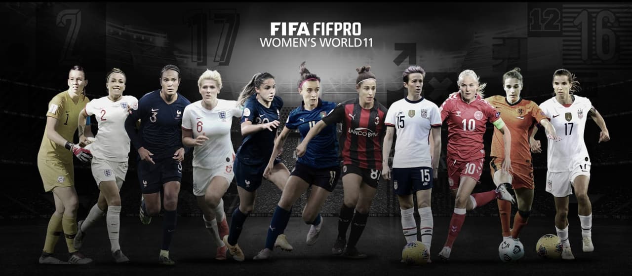 Ellas conforman el 11 ideal de la FIFA femenil 2020.
