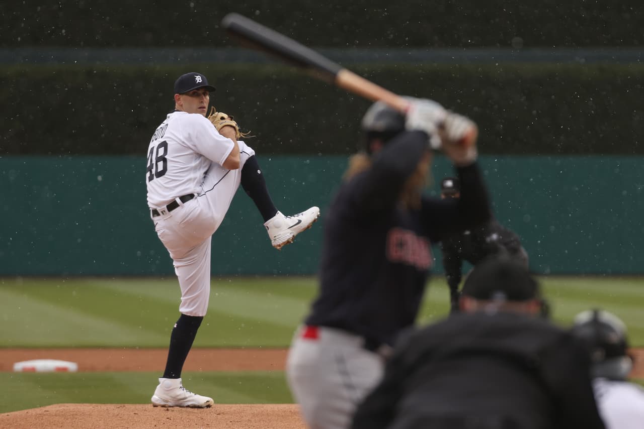 Opening Day en MLB: Tigers se sobrepuso a la nevada en Detroit para ganar a Cleveland.
