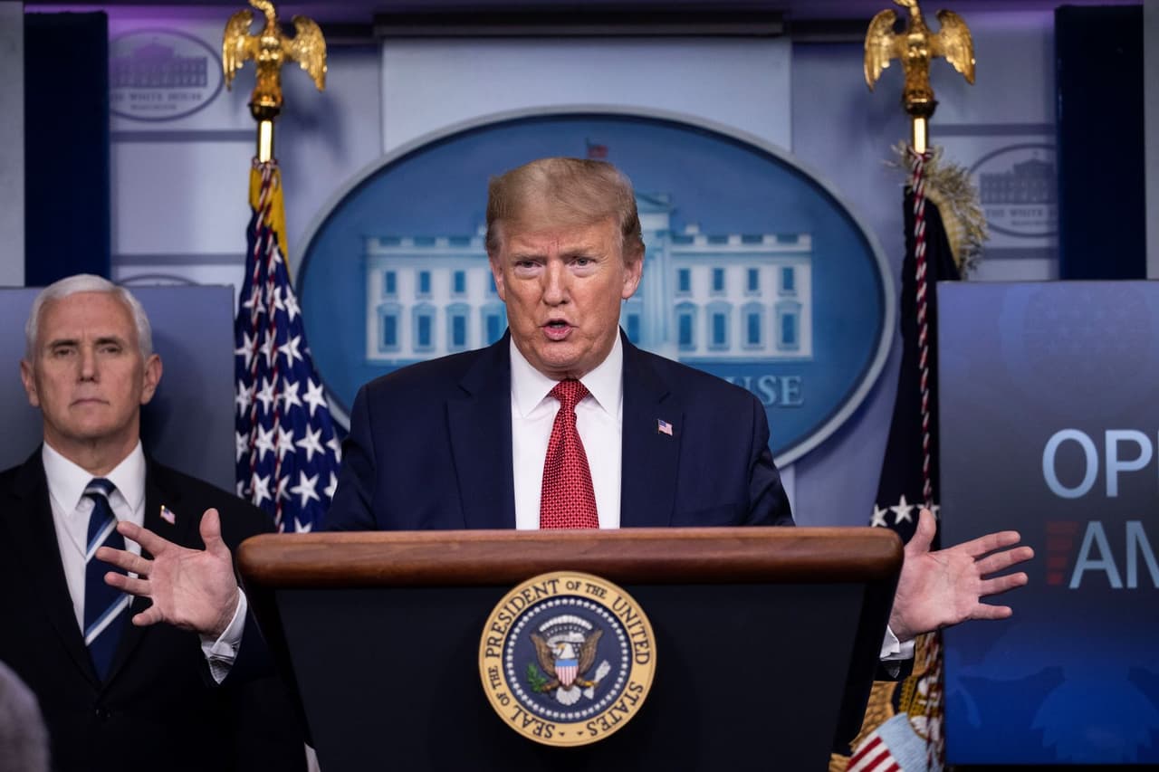 Trump: “Muchos deportes se reanudarán sin aficionados”