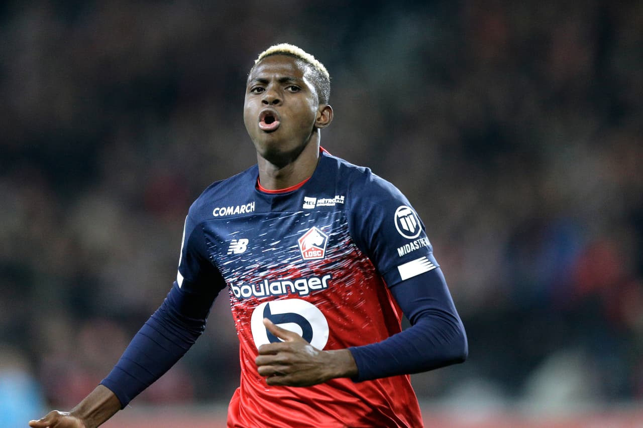 Victor Osimhen, de LOSC, 21 años y su valor es de 31.89 millones de euros.