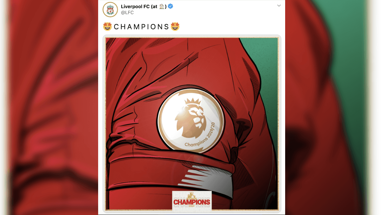 Desde LeBron James, hasta los clubes de la Premier League se tomaron un tiempo para felicitar al nuevo campeón de Inglaterra.