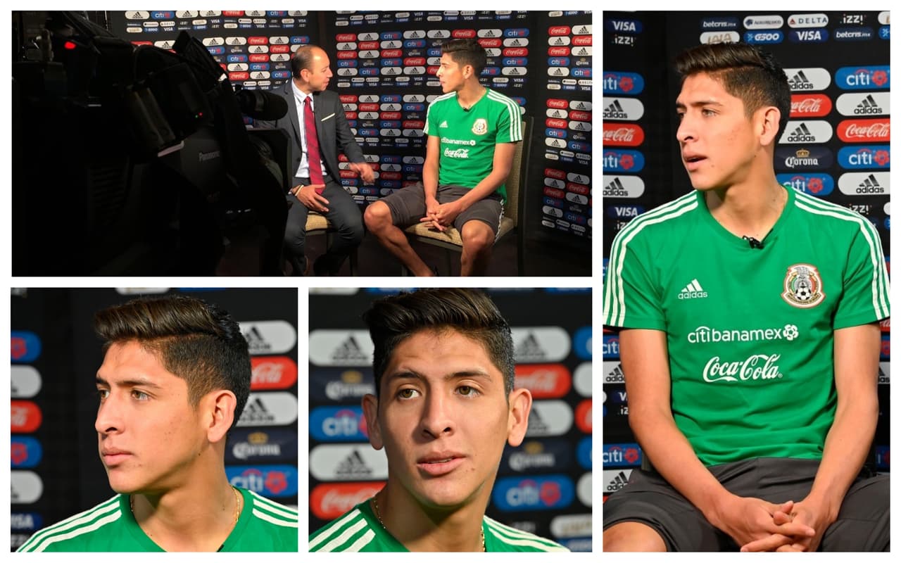 El joven futbolista de las Águilas del América y de la Selección de México, Edson Álvarez, no se anduvo con medias tintas y dijo que el Tri debía pensar a lo grande y no aspirar a menos que conquistar el título de la Copa Oro.