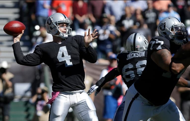 5. (empate) DEREK CARR -- 2014, Oakland Raiders - 21 touchdowns