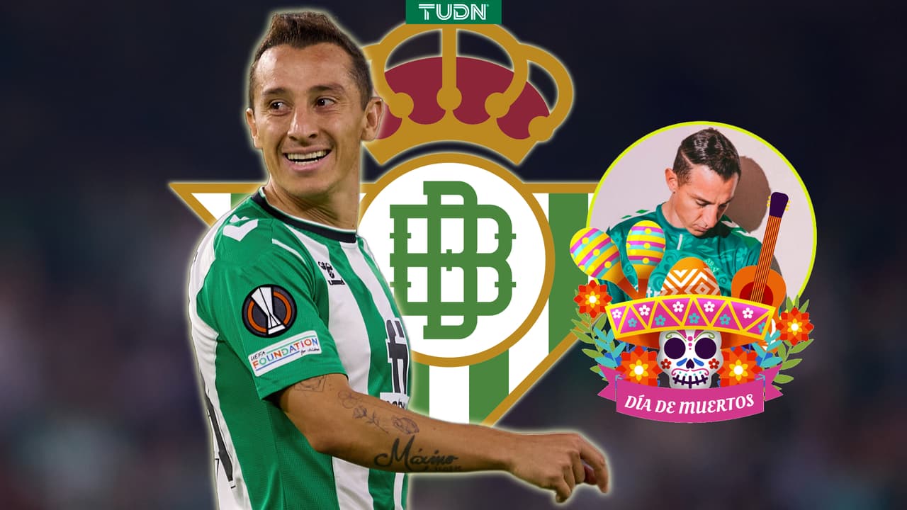 Betis y Guardado presumen playera del Día de Muertos